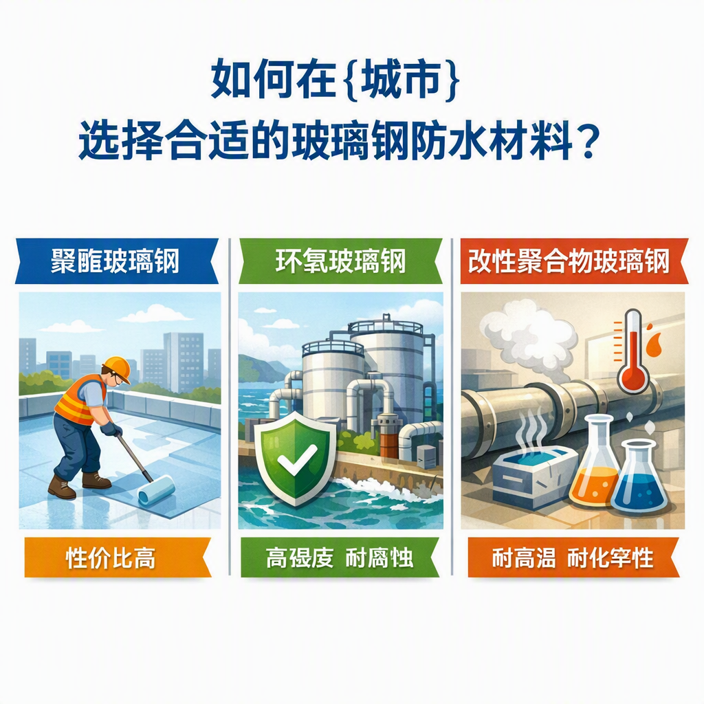 如何在铜陵选择合适的玻璃钢防水材料?