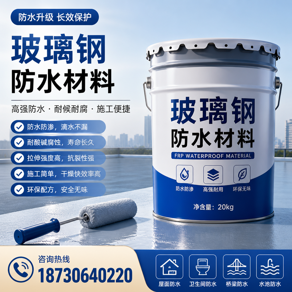 专家解析:玻璃钢防水材料的市场前景分析在 铜陵